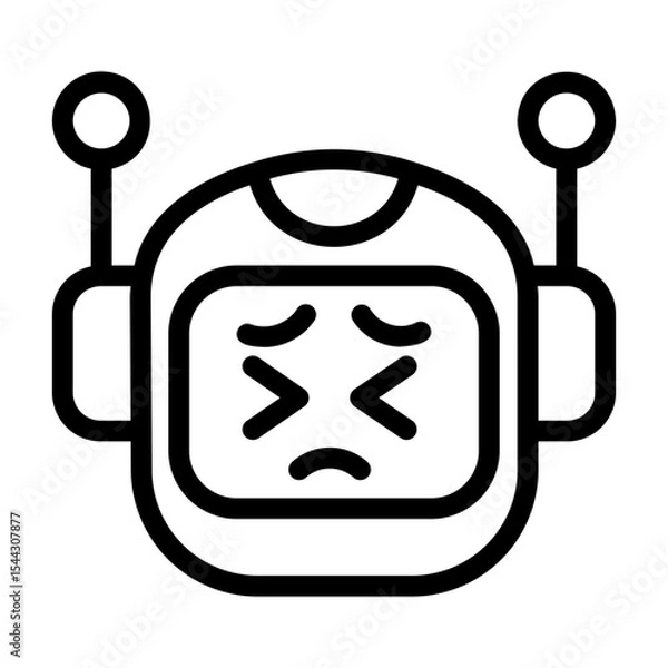 Obraz icon pack containing emojis of a robot, expressions, facial shapes and gestures