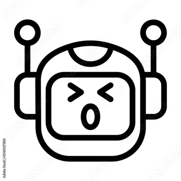 Obraz icon pack containing emojis of a robot, expressions, facial shapes and gestures