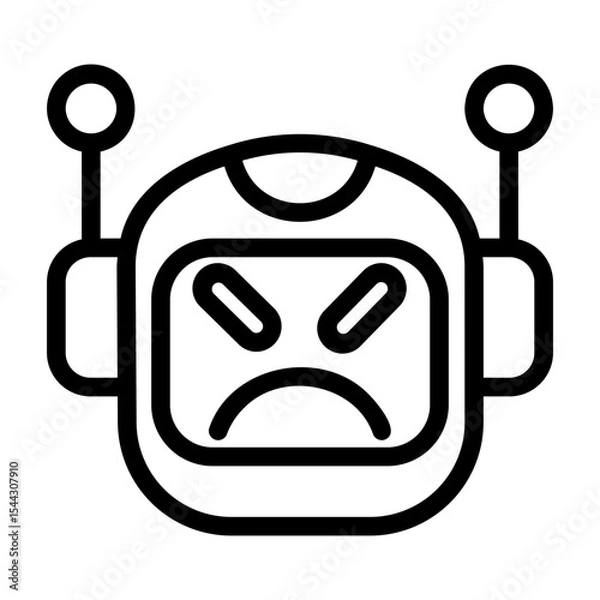 Obraz icon pack containing emojis of a robot, expressions, facial shapes and gestures