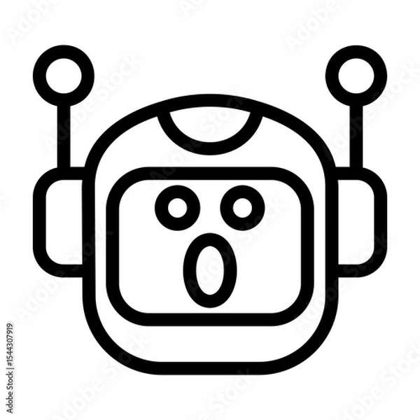 Obraz icon pack containing emojis of a robot, expressions, facial shapes and gestures