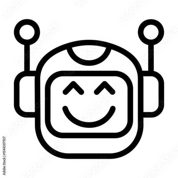 Obraz icon pack containing emojis of a robot, expressions, facial shapes and gestures
