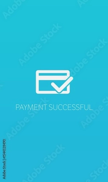 Obraz Payment successful screen