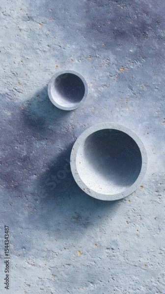 Obraz Textured Surface with Circular Patterns and Subtle Color Variations
