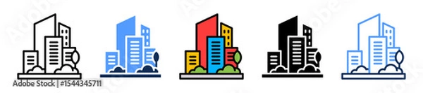 Obraz City multiple icon