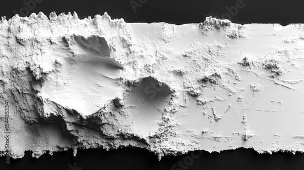 Obraz Abstract White Topography
