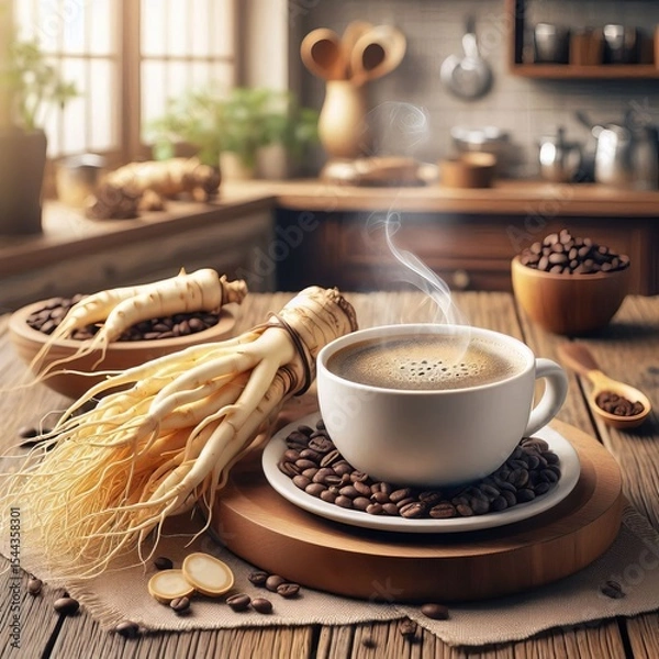 Obraz Ginseng Coffee