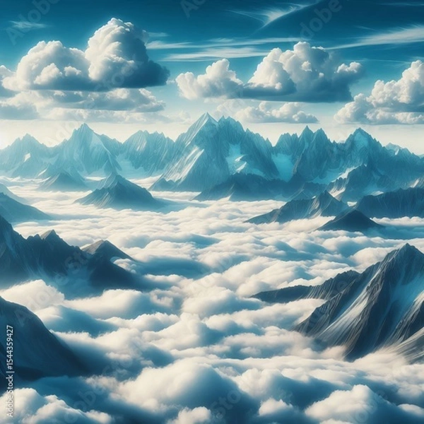 Obraz Mountain Cloud Inversion