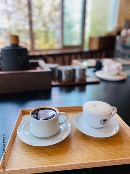 Obraz 카페 커피 두잔