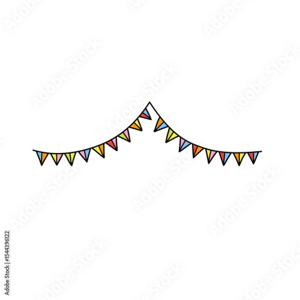 Obraz Colorful flag decoration