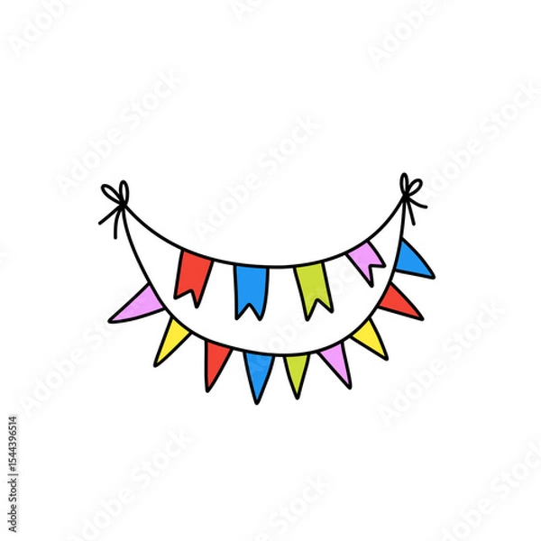 Obraz Colorful flag decoration