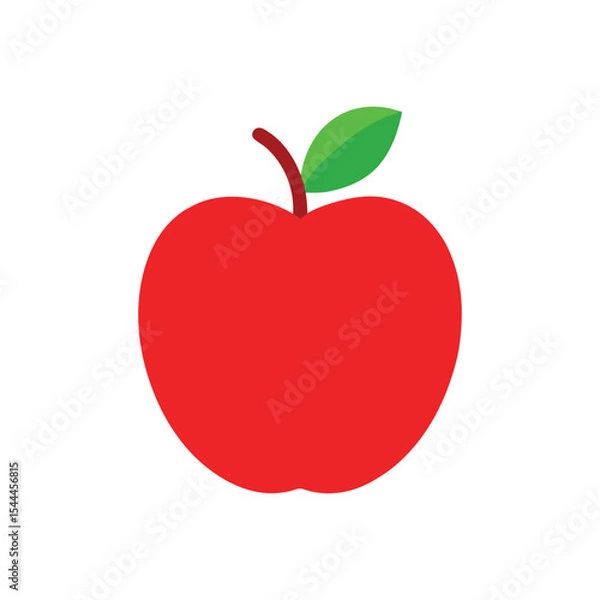 Obraz red apple isolated on white
