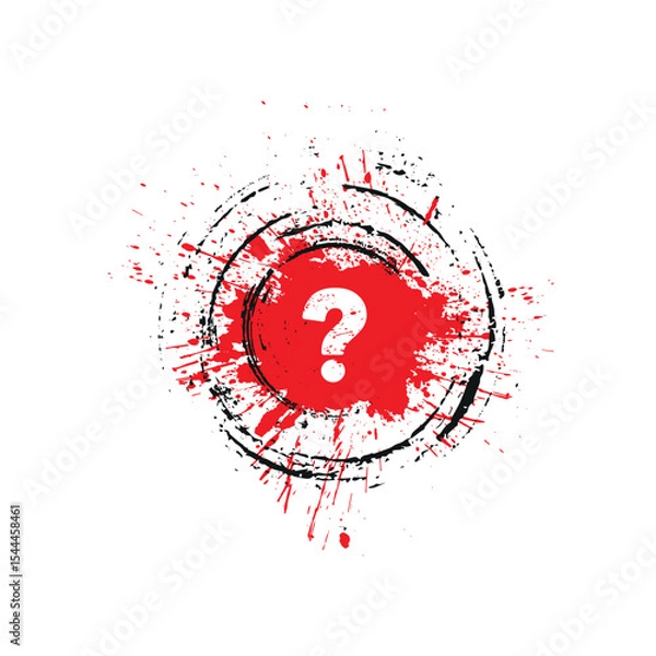 Fototapeta question mark icon	