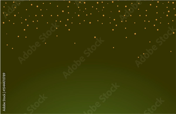 Fototapeta Sky background,Gold coloured stars vector seamless pattern background, golden stars texture background ,stars shapes background, light green coloured gradient background	