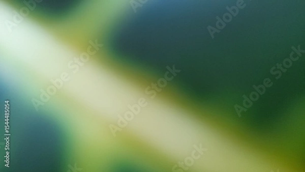 Fototapeta Bokeh photo create abstract blurred image featuring gentle gradients of green and yellow tones, evoking a natural, serene, soft and diffused texture that feels light and calming.