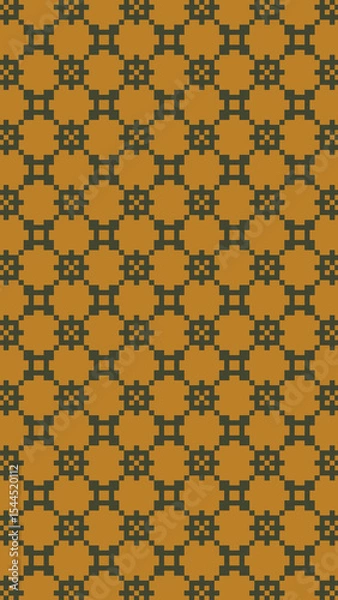 Fototapeta seamless pattern with golden stars