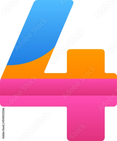 Fototapeta Modern Alphabet