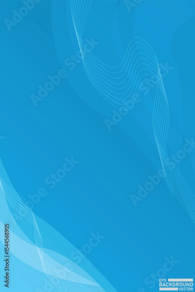 Obraz Abstract design light blue background illustration