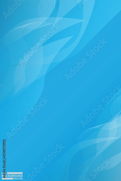 Obraz Abstract design light blue background illustration