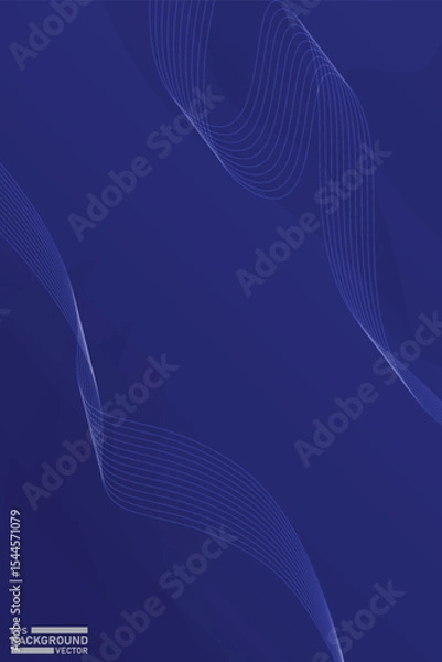 Obraz Abstract design blue background illustration