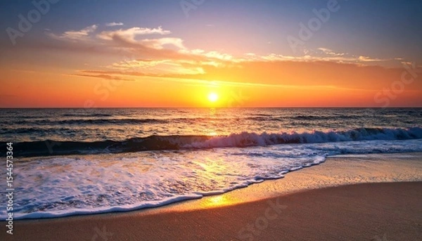 Obraz sunset on the beach