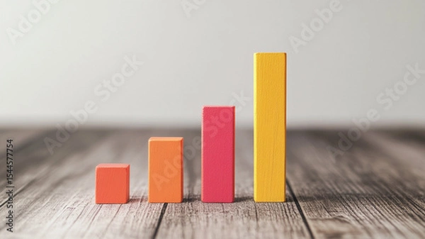 Obraz graph on the table