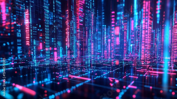 Obraz fiber optic background