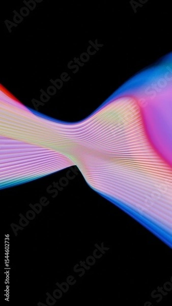 Fototapeta a colorful fish with a black background