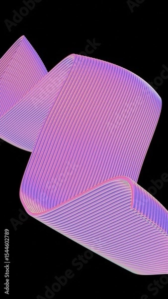 Fototapeta a computer mouse pad with a purple and blue pattern