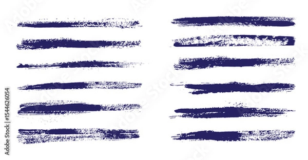 Obraz Ink brush strokes set