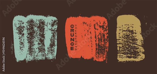 Obraz Colorful brush stroke