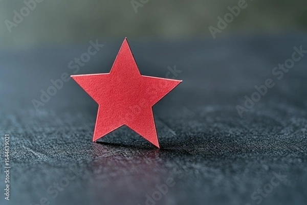 Fototapeta High Definition View of Star Sticker Mockup Design Design