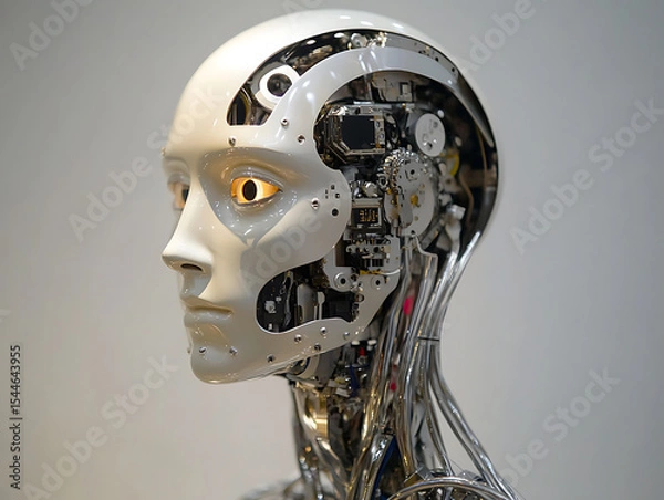 Fototapeta AI Robot Digital Technology