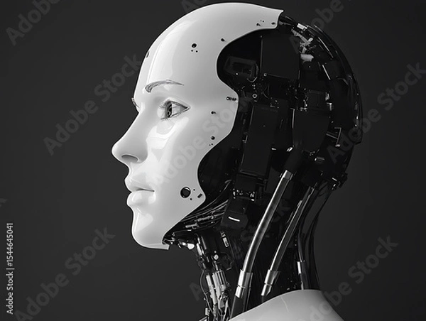 Fototapeta AI Robot technology