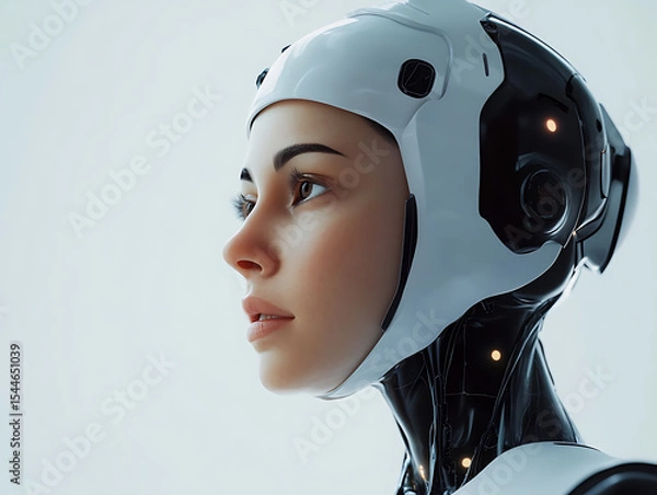 Fototapeta AI robot technology