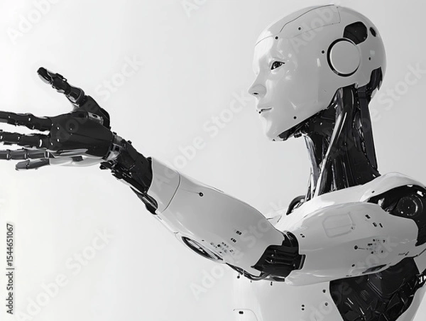 Fototapeta AI robot technology
