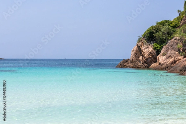 Obraz Breathtaking and scenic view of the beach at Redang Island, Malaysia.