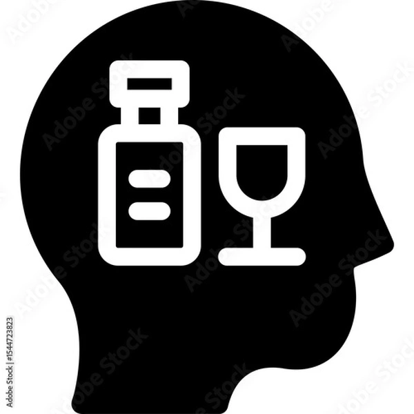 Obraz Addiction Icon