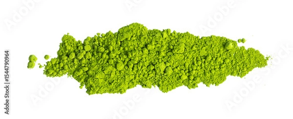 Fototapeta powder of matcha isolate on white, high quality image