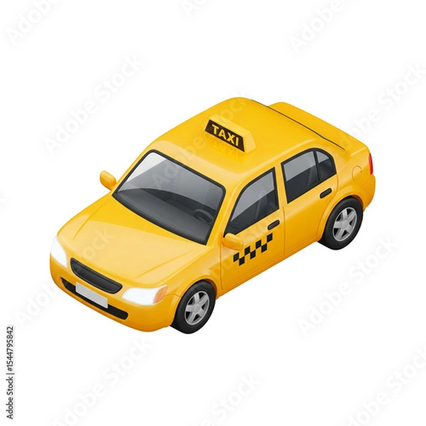 Obraz yellow toy car