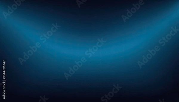 Fototapeta Abstract luxury gradient blue background smooth dark blue with black vignette studio banner
4