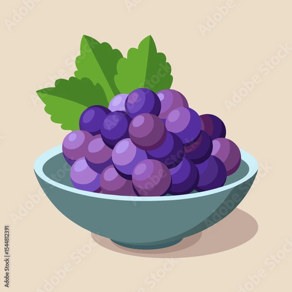 Obraz grapes in a bowl