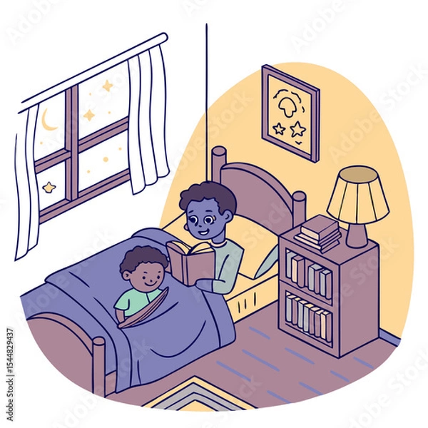 Obraz  Bedtime Story Bond