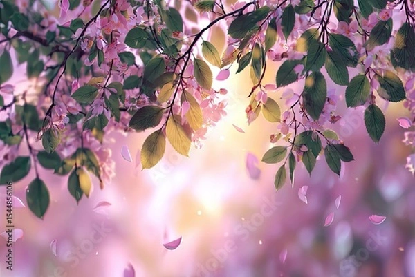 Fototapeta Delicate spring blossoms