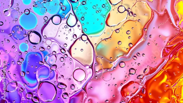 Fototapeta Colorful glass texture with detailed surface elements, suitable for web and UI design. Professional quality visual asset