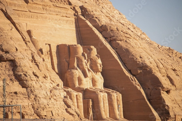 Fototapeta Ancient Egyptian temple of Abu Simbel in Aswan, Egypt
