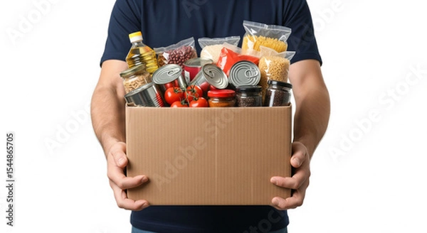 Obraz Man support and charity