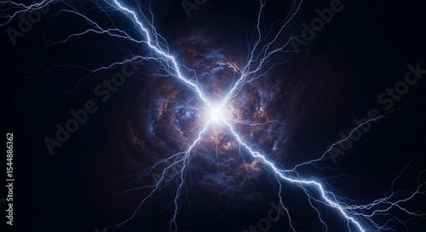 Fototapeta An abstract background in lightning design 