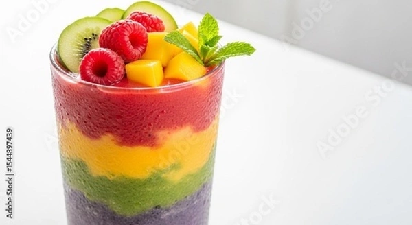 Obraz fruit cocktail with mint