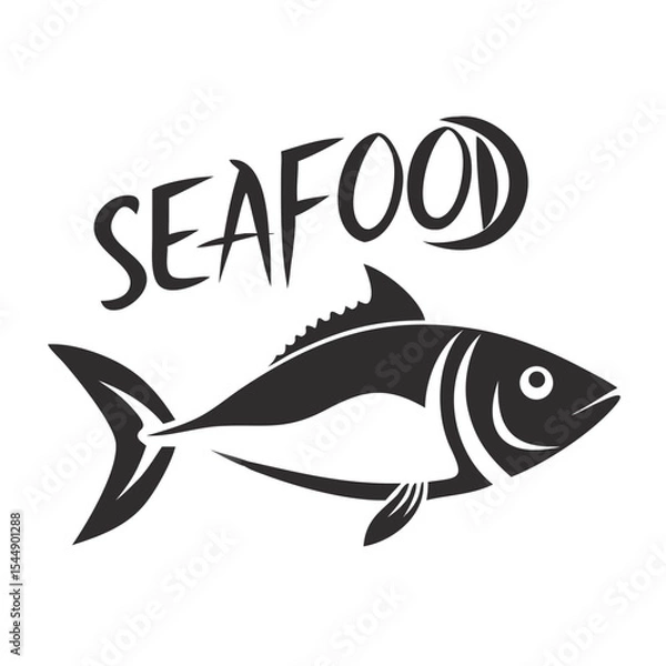 Fototapeta Fish icon set  