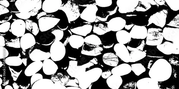 Fototapeta Background texture of stone wall, Texture of weathered and cracked cement floor